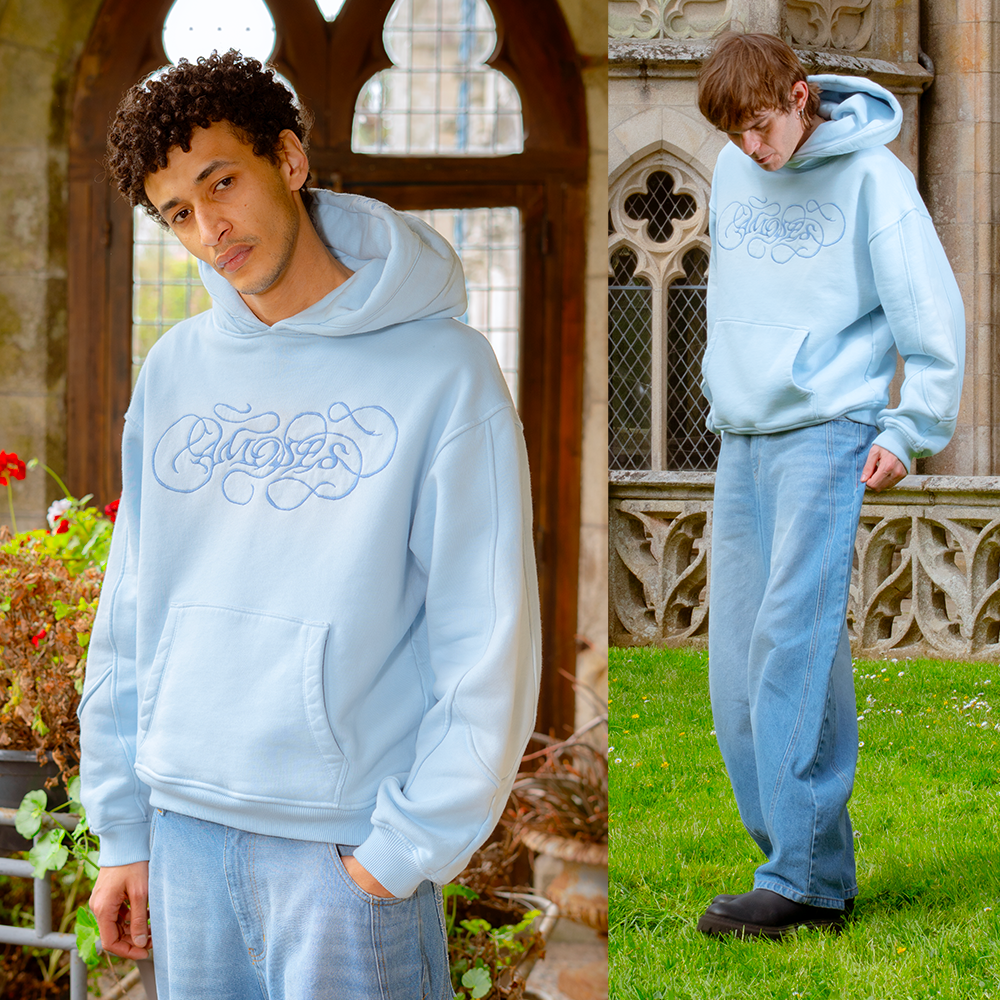 Sweat à capuche blue