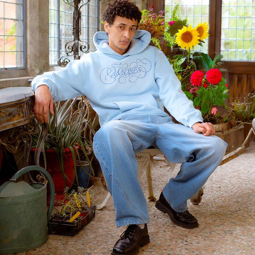 Sweat à capuche blue