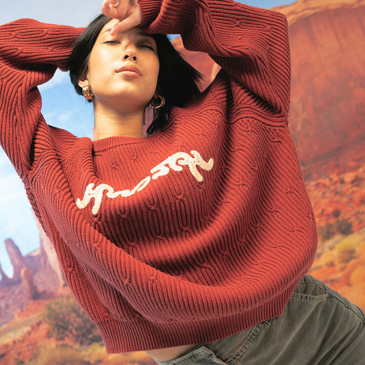 Pull en maille Apache