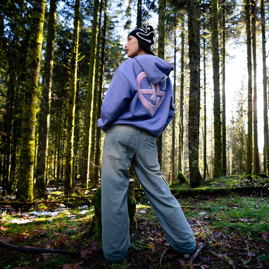 Amoses – Purple sweat à capuche