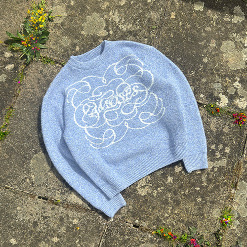 Pull en maille Azure Fluffy