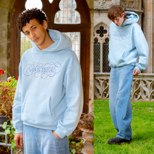 Sweat à capuche blue