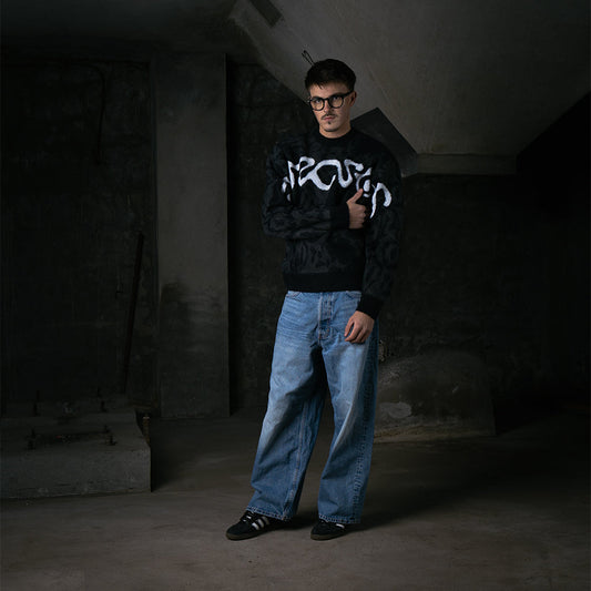 Pull en maille Obsidian Fluff